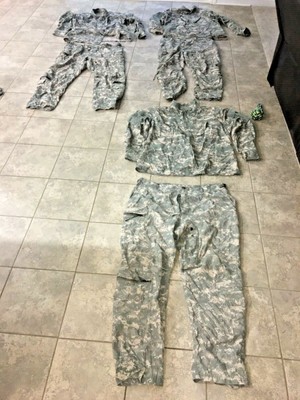 US ARMY PILOT AIRCREW FLIGHT SUIT DIGITAL ACU A2CU COMBAT COAT PANT ARAMID LARGE