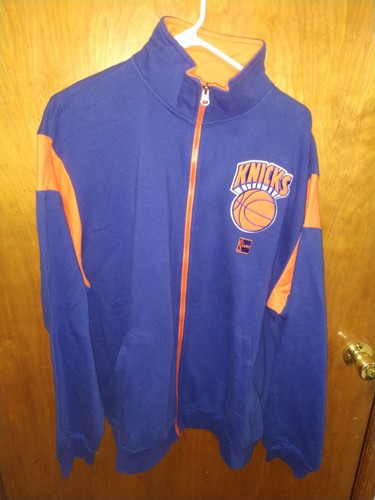 New York Knicks Hardwood Classics Blue/Orange Zip Up Jacket
