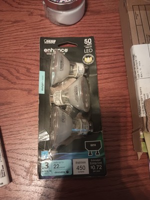 (3-Pk) Feit Electric Bulb LED 6W BPMR16IFGU50095  GU10 dimmable