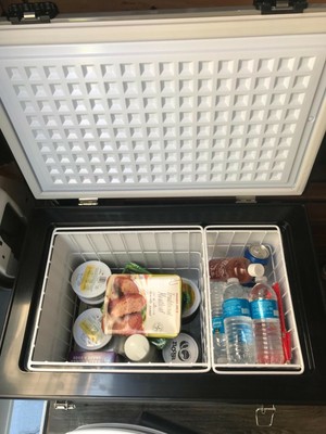 Whynter FM-65G 65-Quart Portable Refrigerator/Freezer, Platinum BRAND NEW