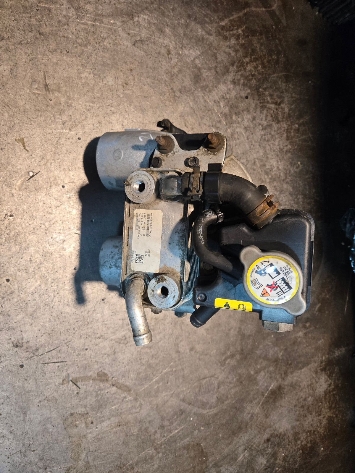 08-10 2008 6.4 Powerstroke Turbo Diesel International 6.4 Fuel Cooler 1875109C93 - Picture 1 of 9