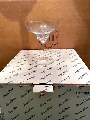 Princess House 4 Crystal Margarita Glasses 6276B NEW IN BOX
