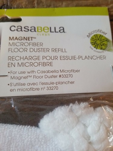 New Casabella Refill for use with Microfiber Magnet Floor Duster #33270