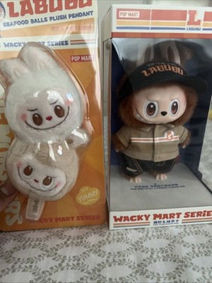 Labubu Wacky Mart Seriesぬいぐるみキーホルダー POP MART THE MONSTERS LABUBU Wacky Mart Series Seafood Ball