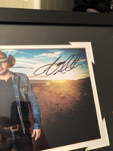 Jason Aldean Signed Autographed Matted And Framed 14x22 Country Music