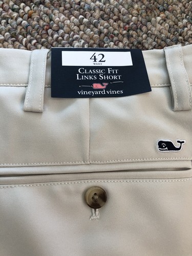 NWT Vineyard Vines Mens Classic Fit Links Short Stone Size 42