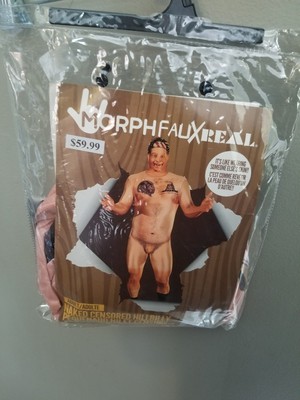 Morphfauxreal morph suit freaky naked censored hillbilly medium M