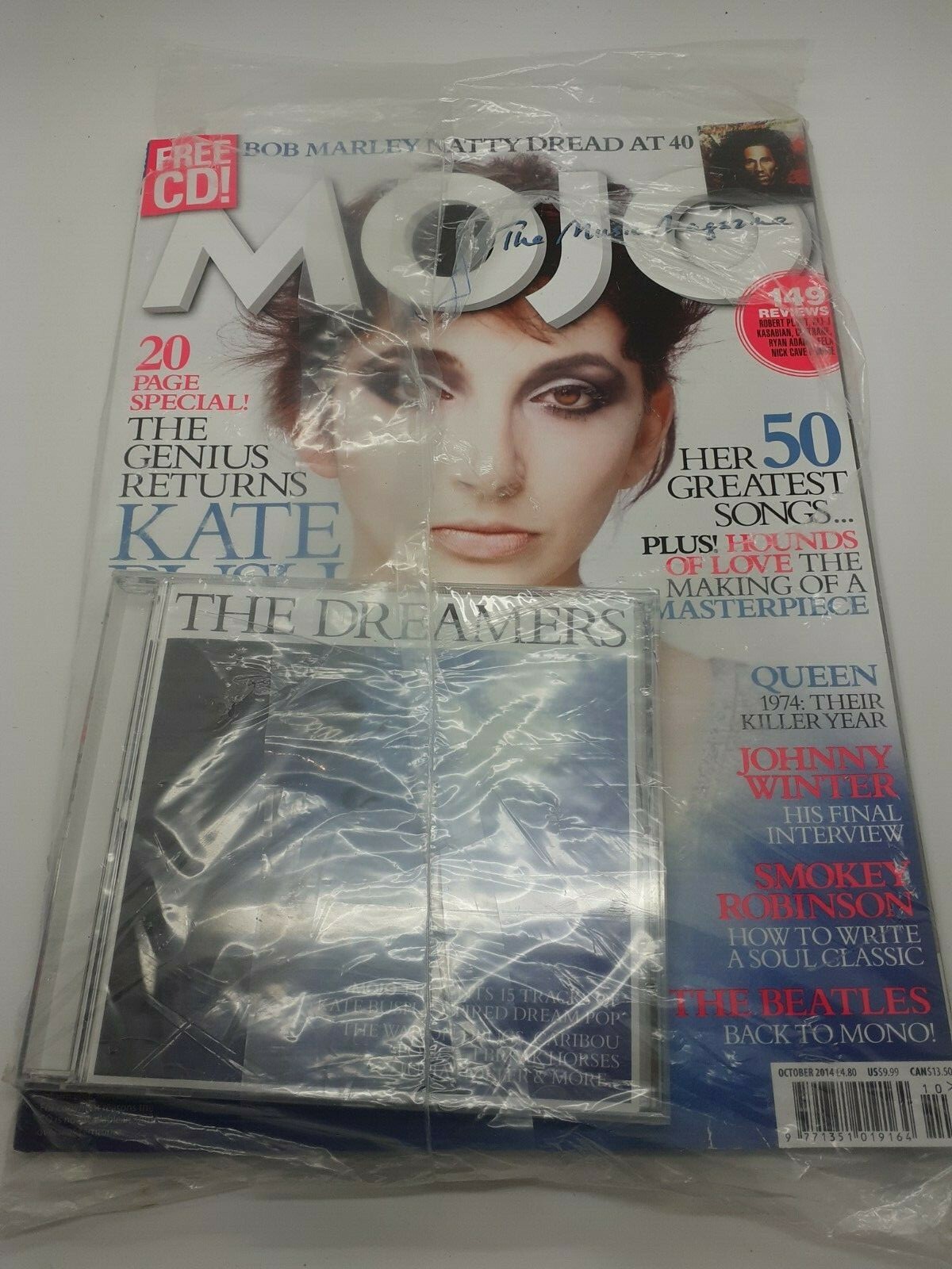 Mojo Magazine Kate Bush 20 Page Special The Dreamers Cd