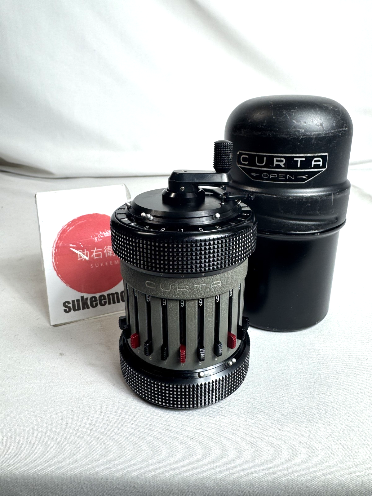 クルタ Type2 CURTA ケース付き 機械式計算機 クルタ Type2 CURTA ケース付き 機械式計算機
