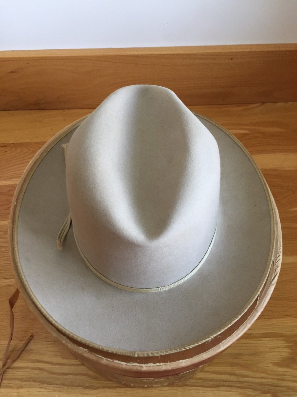 VERY RARE STETSON Western dress Sovereign Twenty 1950 size 7 3/8 W/Box