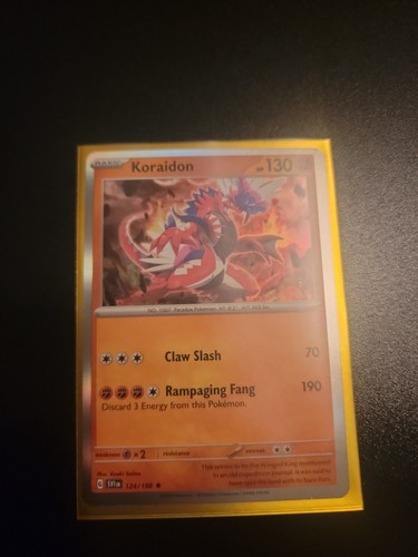 basic koraidon pokemon card Koraidon ex (231/198) [Scarlet & Violet: Base Set]