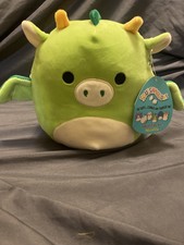 Squishmallows Kellytoy Dexter the Green Dragon | eBay