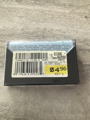 Glenn Miller ~ 20 Greatest Hits ~ Cassette Tape * Brand New Sealed *