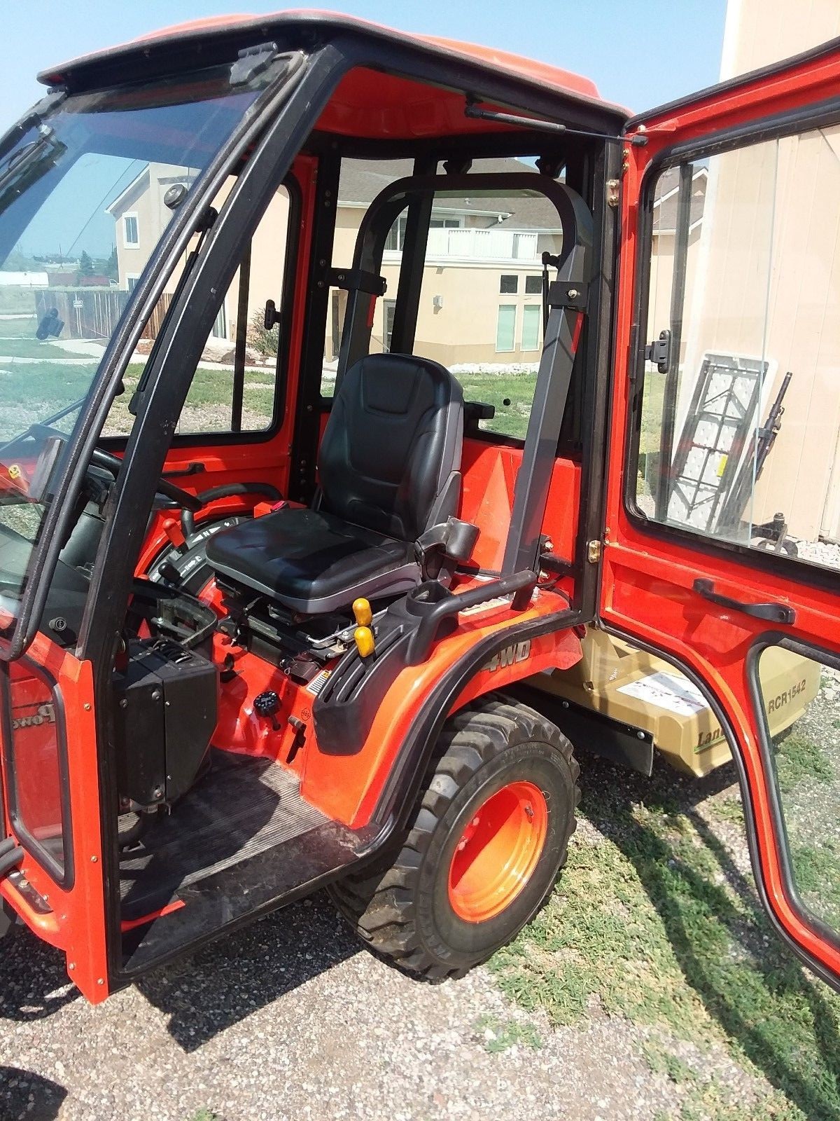 Kubota Tractor, BX2660, w/heated cab, w/Kubota Snow Blower, w/Land Pride Mower