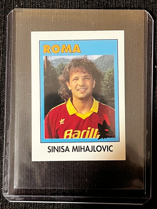 Sinisa Mihajlovic Roma # 262 Calcio 93 Euroflash Figurine Rare Toploader New