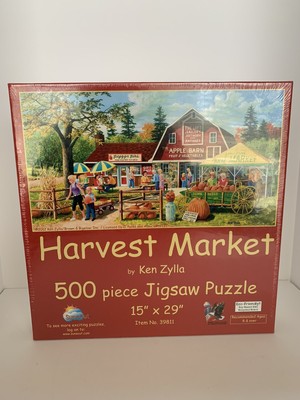 Suns Out Puzzle by Ken Zylla 500 Piece Puzzle Sealed 15 X 29 - Harvest Market