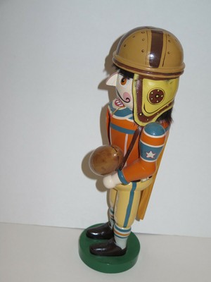 Vintage Football Player Hand Crafted Wooden 15