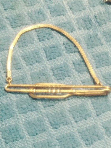 Vintage Estate Jewelry Signed Forstner 1/20 12K Gf Men's Tie Clip
