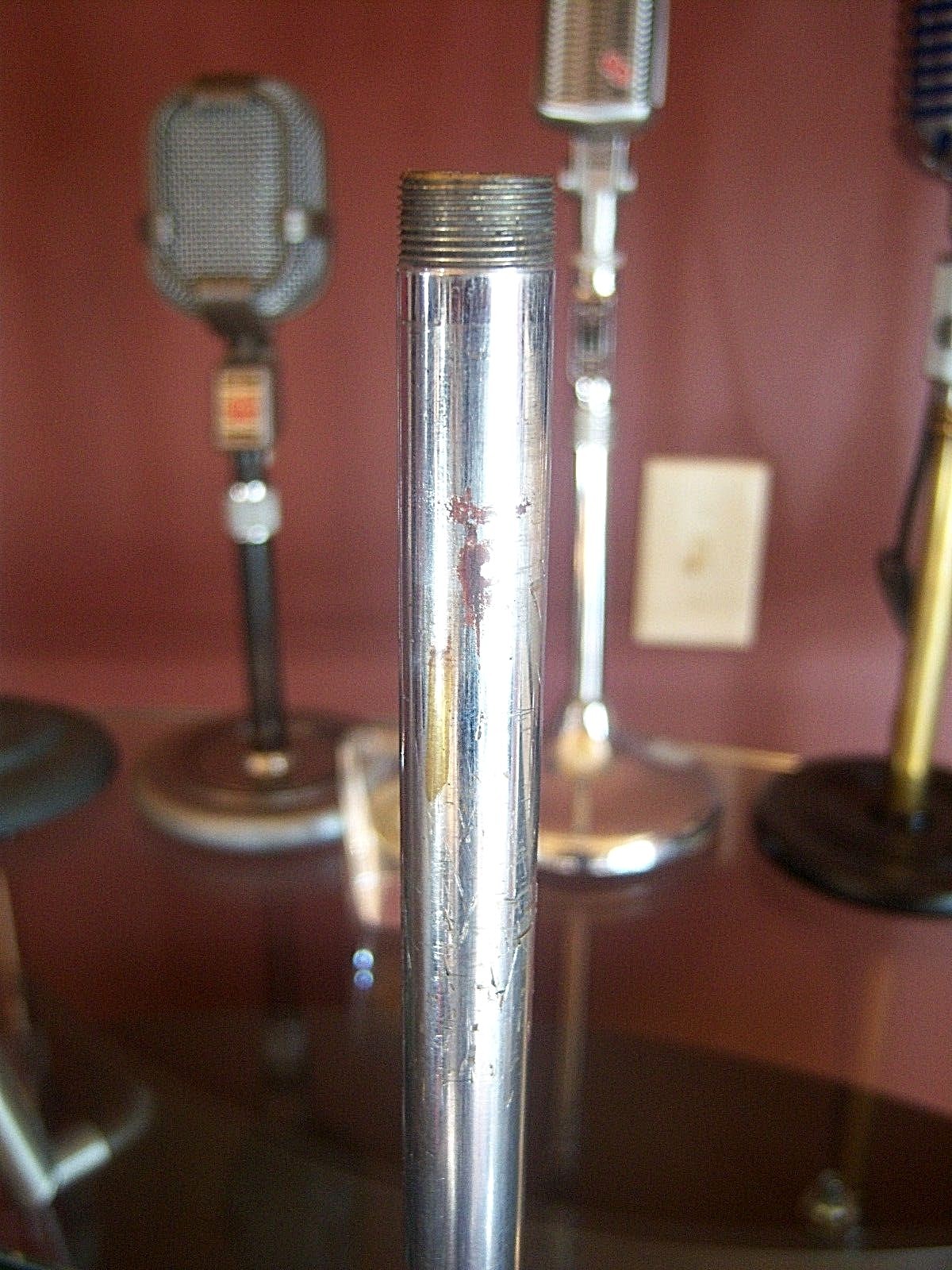 Vintage RARE 1940's Emco model ST-95 microphone floor stand old Shure RCA Atlas