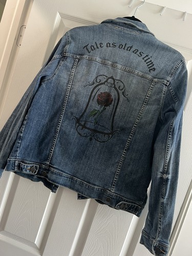 Disney Beauty And The Beast Rose Tale As Old As Time Denim