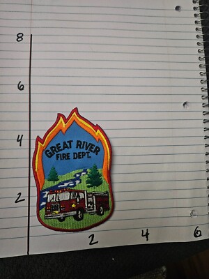 GREAT RIVER FIRE DEPARTMENT PATCH SUFFOLK COUNTY NY LONG ISLAND