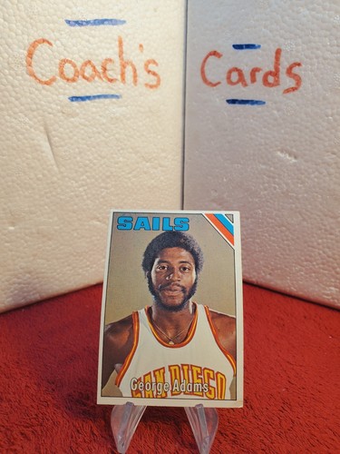 1975 Topps NBA George Adams #264 San Diego Sails | eBay