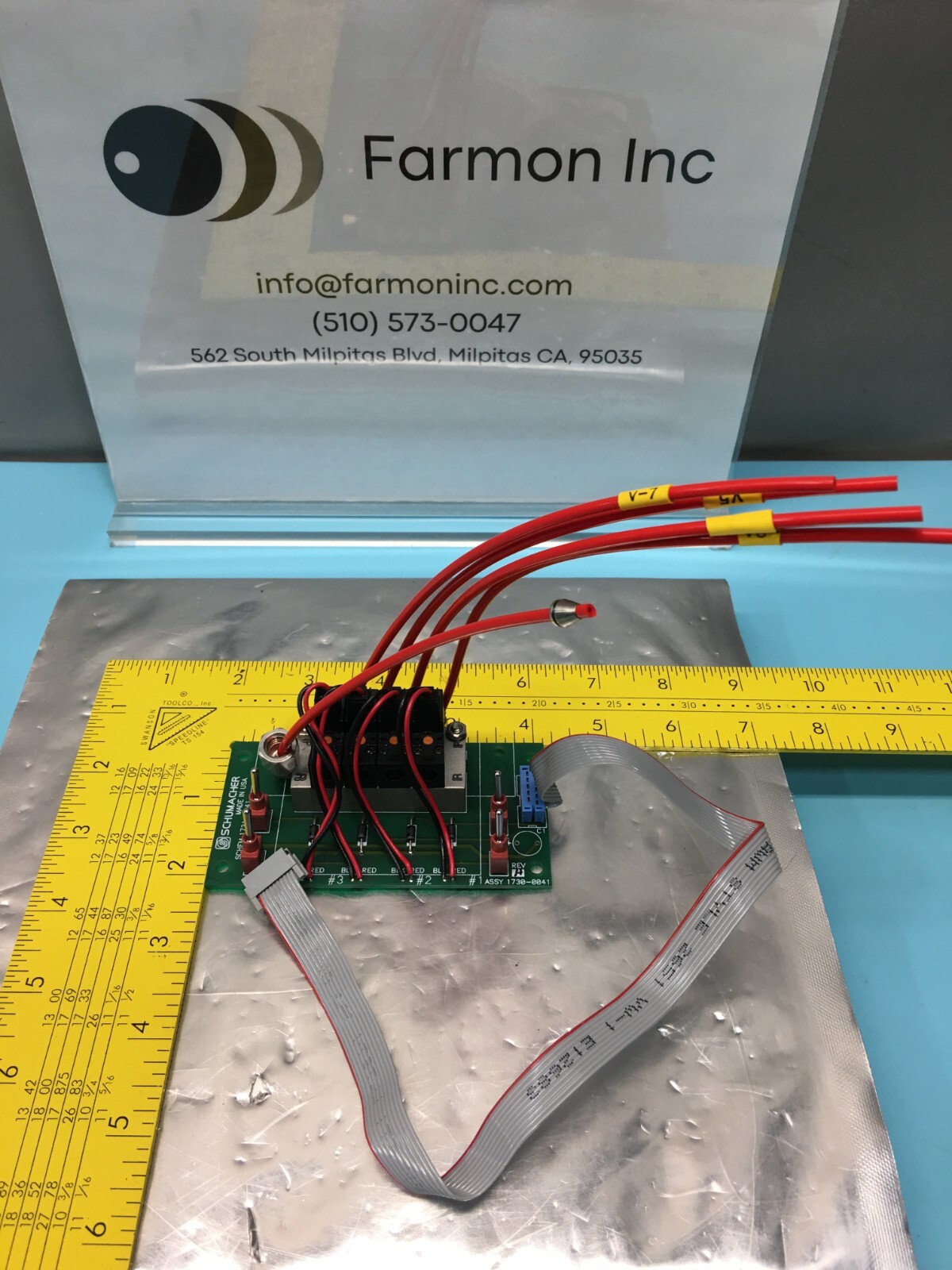 Schumacher 1730-0041 Pneumatic Solenoid Board PCB, 1731-0041, 132891