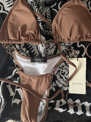 Authentic Vintage Gucci Bikini Swimsuit size M Vtg y2k 2000s