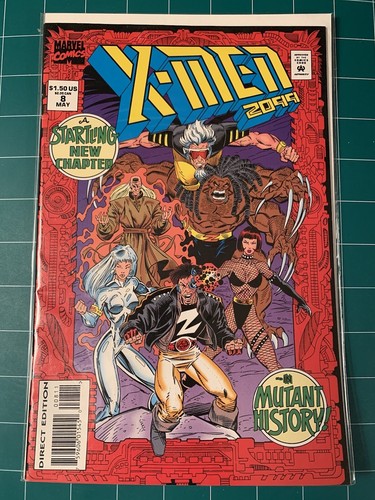 Marvel Comics X-Men 2099 #8 /Brand New /NM/ Bag & Board & Gemini