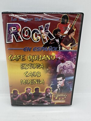 Lo Mejor Del Rock En Espanol DVD Cafe Quijano, Estopa, Caos, Moenia DVD NEW