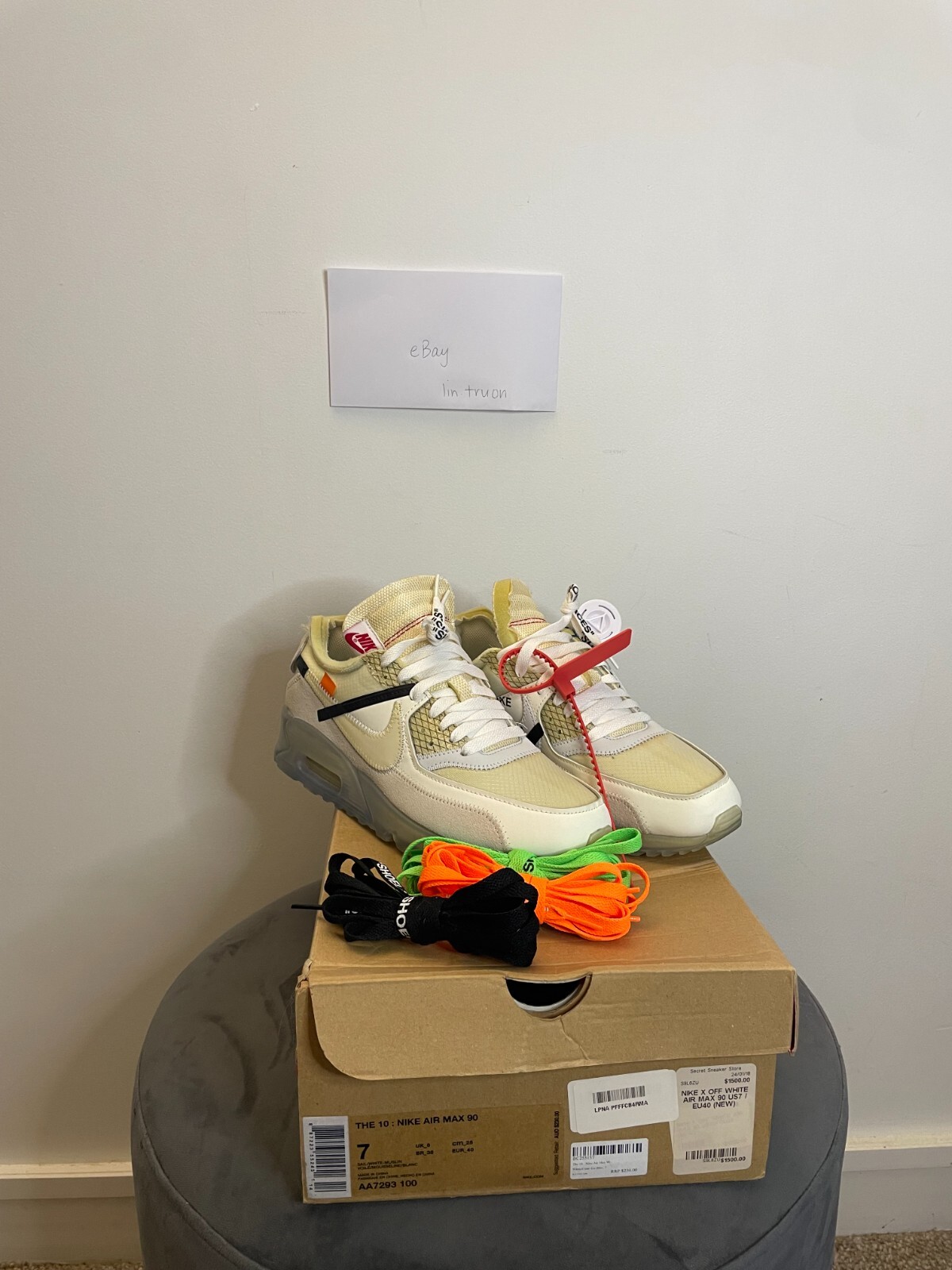 off white air max 90 yellowing
