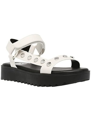 

Женские белые спортивные 1-дюймовые сандалии Eman с круглым носком на платформе DOLCE VITA 9,5, Белый, EMAN