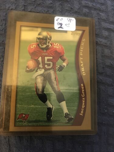 1998 Topps Jacquez Green #343 Rookie Card RC Tampa Bay Buccaneers (ca). rookie card picture
