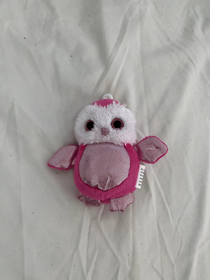 2015 MGS Group Pink Owl Clip Stuffed Animal Plush Toy