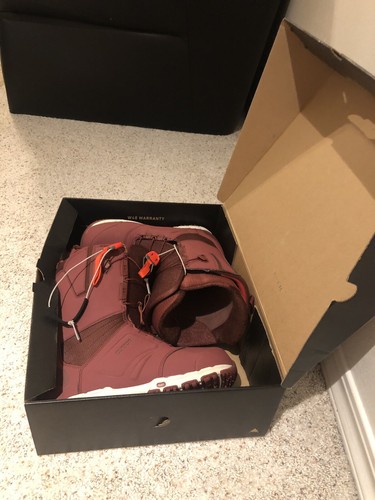 Burton Ruler Speedzone Snowbord Boots 2019 Men’s 10 Maroon- Brand New W/Box