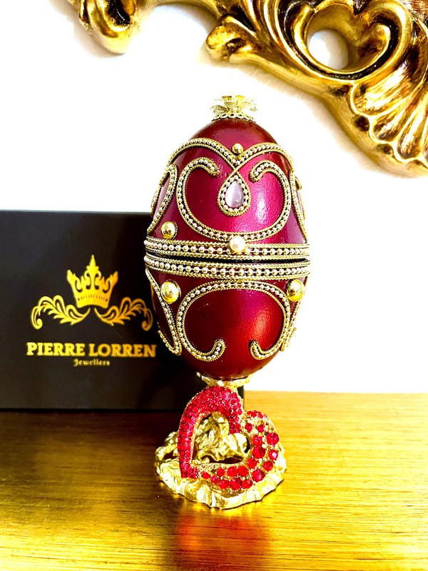 Antique style Faberge Egg Imperial Royal collection 2002 Faberge EasterEgg