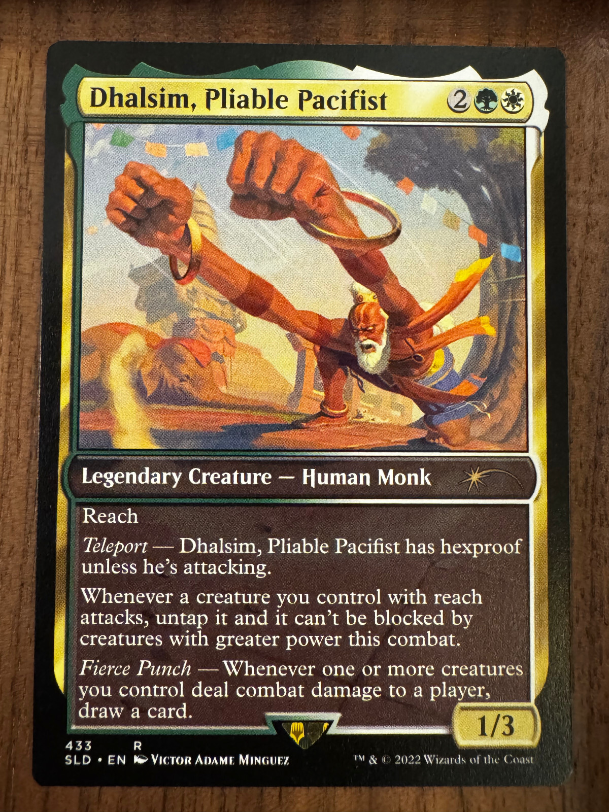 マジック：ザ・ギャザリング 2022 Magic: The Gathering Dhalism, Pliab Dhalsim, Pliable Pacifist [Secret Lair Drop Series] MTG Near