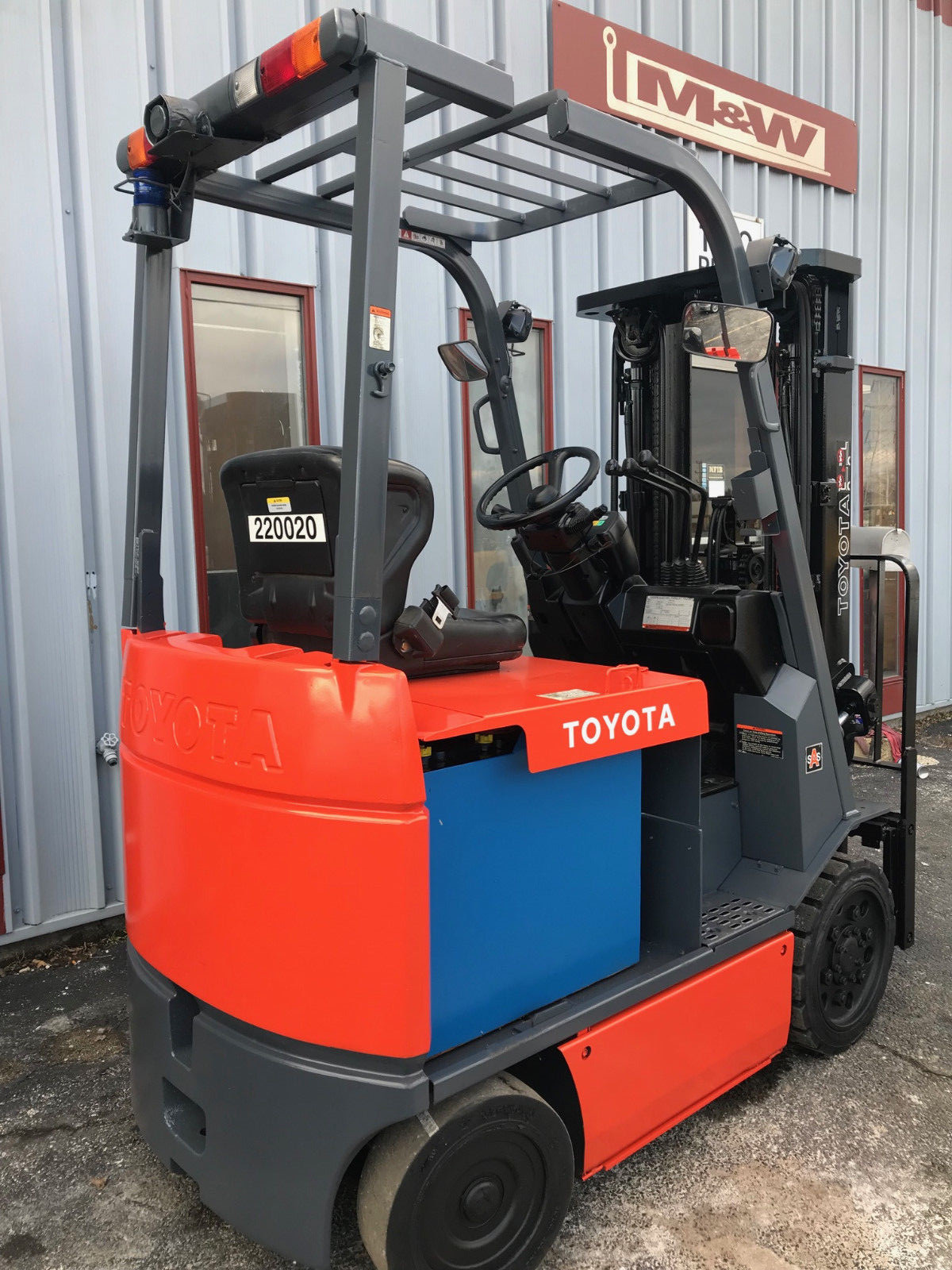 2007 TOYOTA 7FBCU20 4000 LB CAPACITY FORKLIFT, LIFTTRUCK, HI LO  (LOW HOURS)