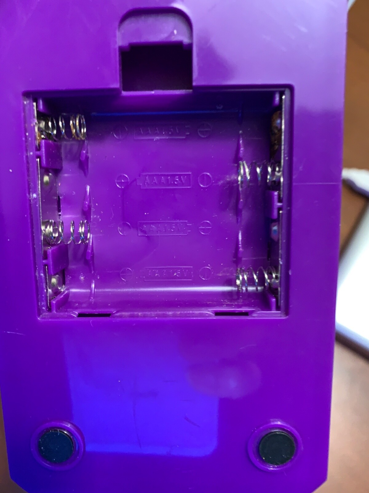 Purple Book Light With Computer Plug In And Battery Operated Not Included