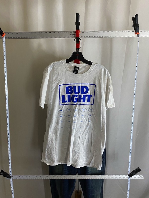 Budlight Promo Football TEE T SHIRT Large L Soft | eBay