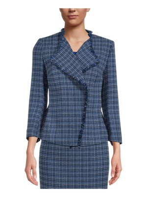 

Женский темно-синий пиджак KASPER для работы Petites, Navy, 10784973