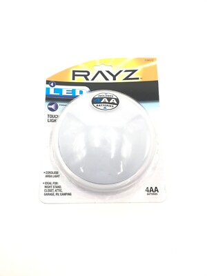 Rayz LED Touch Light Cordless Area Light RV, Closet, Attic, Garage, Camping NEW