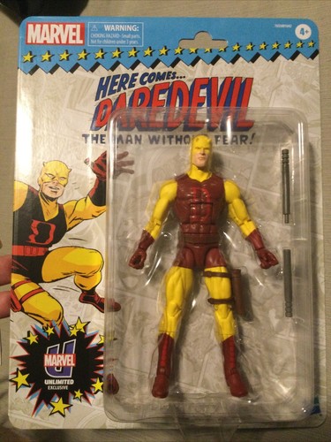 Marvel Unlimited Exclusive Retro Daredevil Yellow Suit Marvel Legends 6