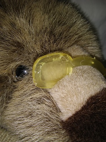 Plush granny teddy bear with glasses shawl and pink velvet dress 12