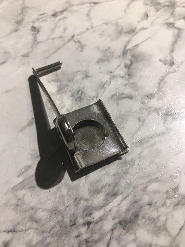 vintage Jayo swing arm with page clip metal bookmark book mark