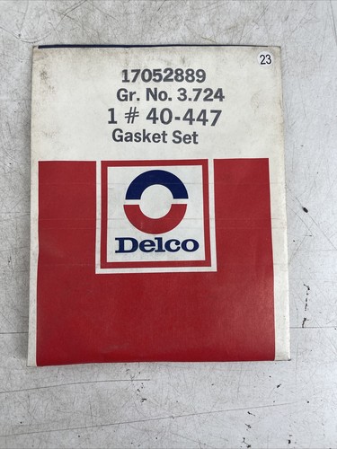 NEW OLD STOCK OEM AC Delco 40-447 Carburetor Gasket Set 17052889 SEALED