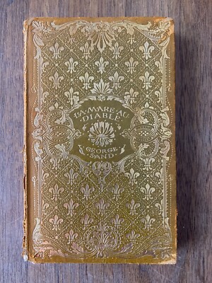 La Mare au Diable book antique pocket-sized unique gilded cover 1911
