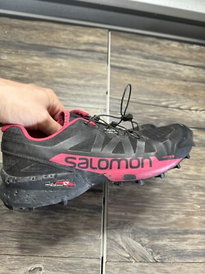 salomon lt speed cross 3 ms contagrip black hiking shoes men sz 11 m eu 45 116168554609