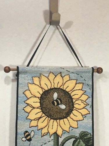 Boyds Bear Bailey Honey Bear Tapestry Ain't Life Sweet Sunflowers 9