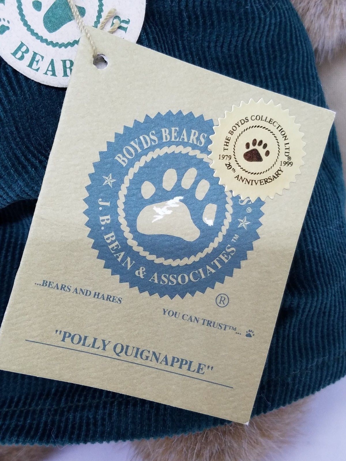 Boyds Bear Plush, Polly Quignapple -  